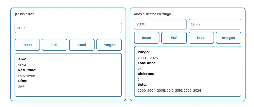 Calculadora de Año Bisiesto Gratis ¿Cómo funciona la calculadora de año bisiesto